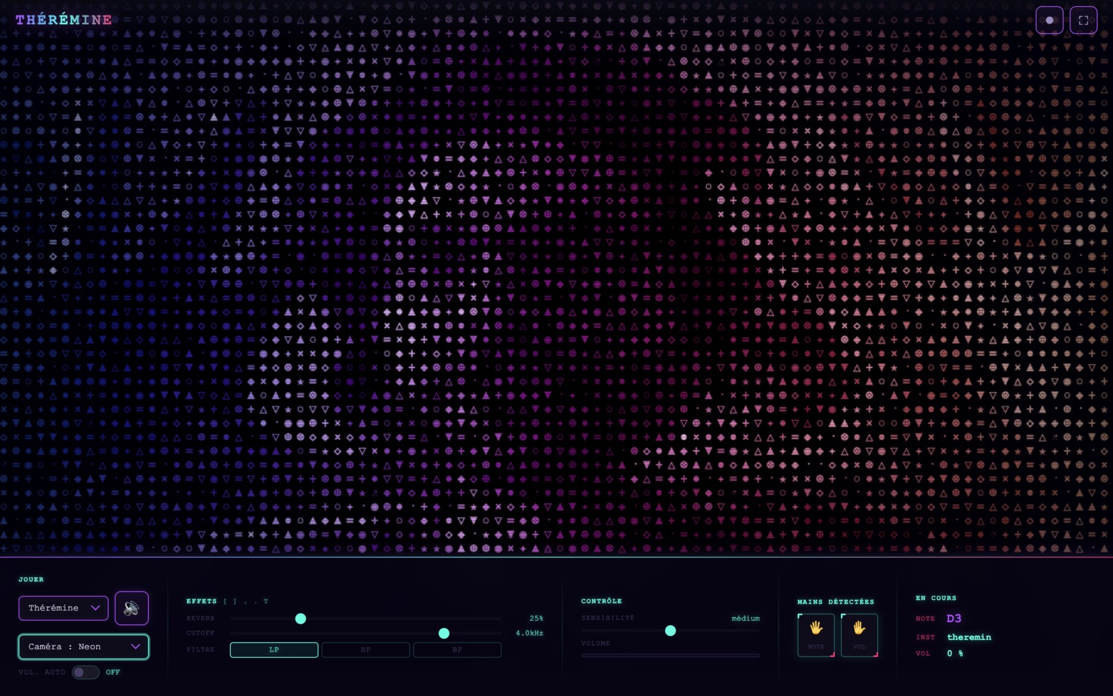 Thérémine glitch