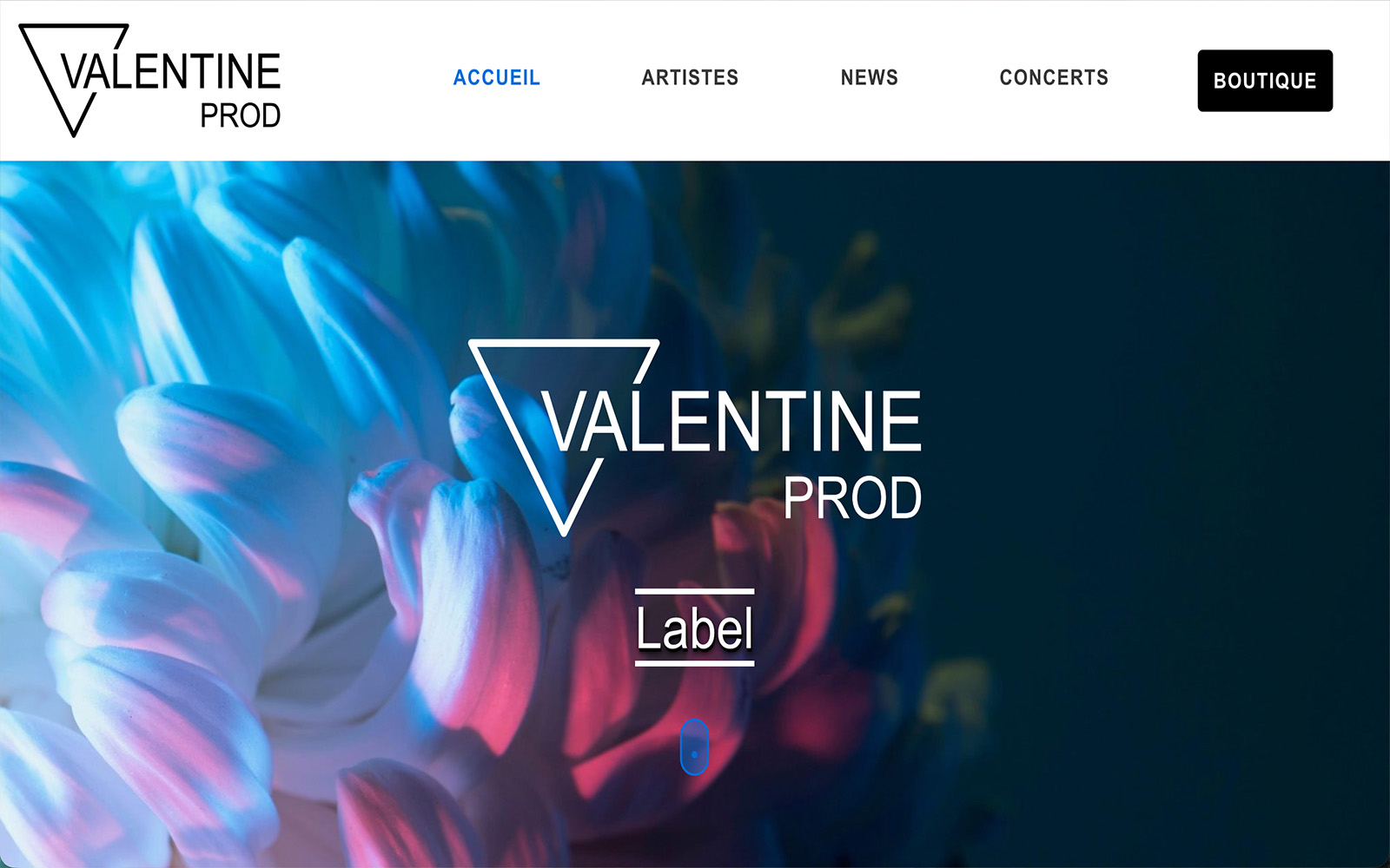 Site Valentine prod
